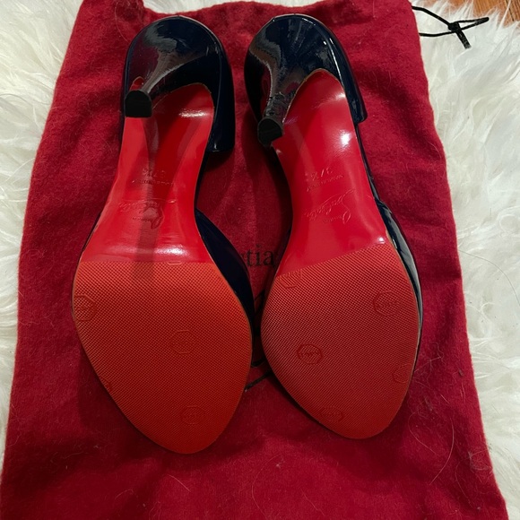 Christian Louboutin Navy Pumps - Picture 5 of 5